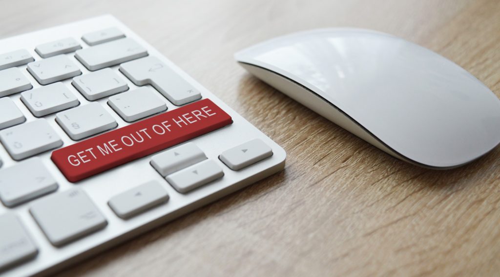 back out - English phrasal verbs for business